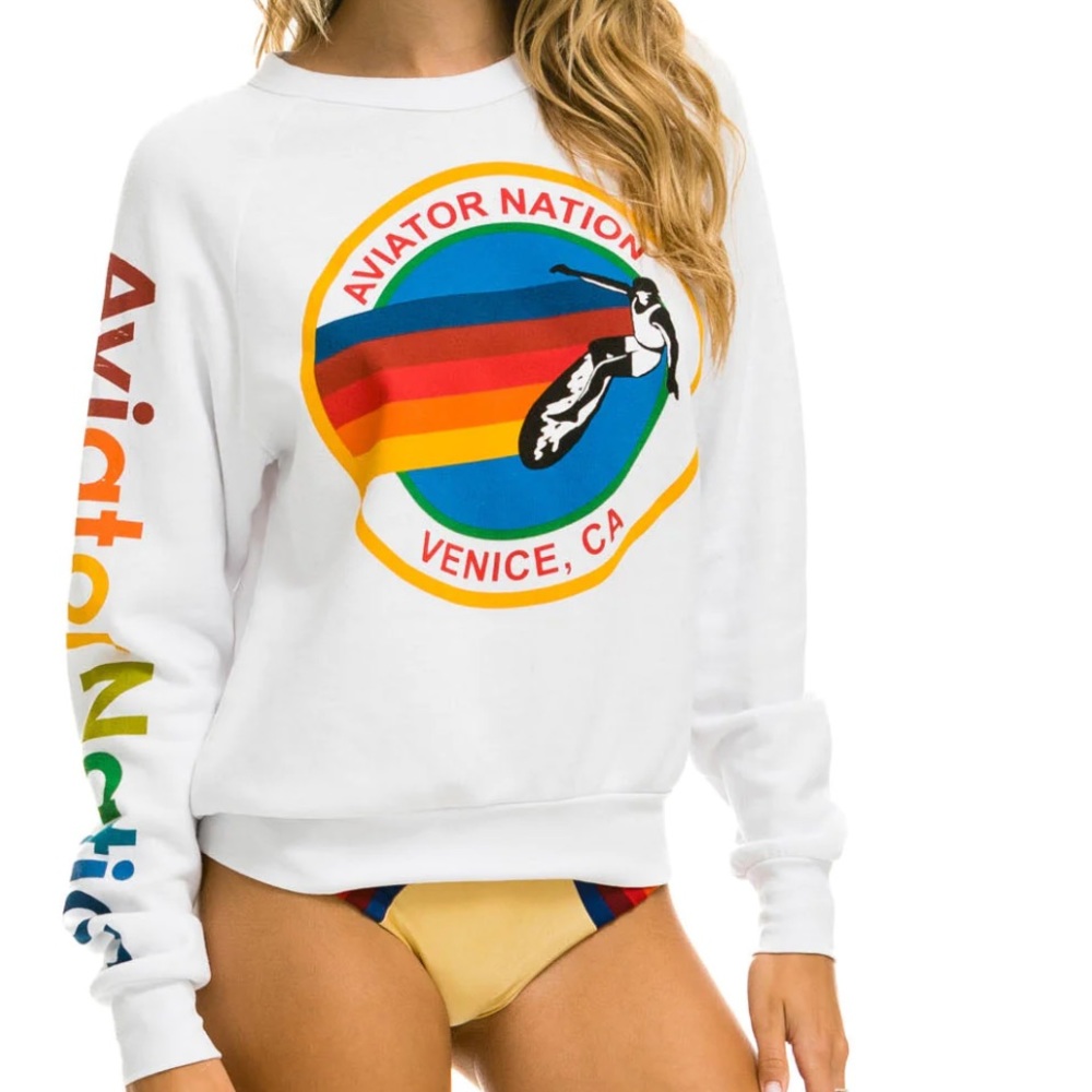 Aviator Nation Sweatshirt Venice Logo